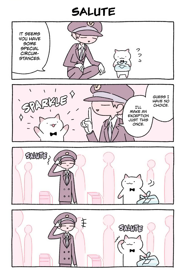 Fushigi Neko no Kyuu-chan Chapter 76 page 1 - Chapter 76: Salute