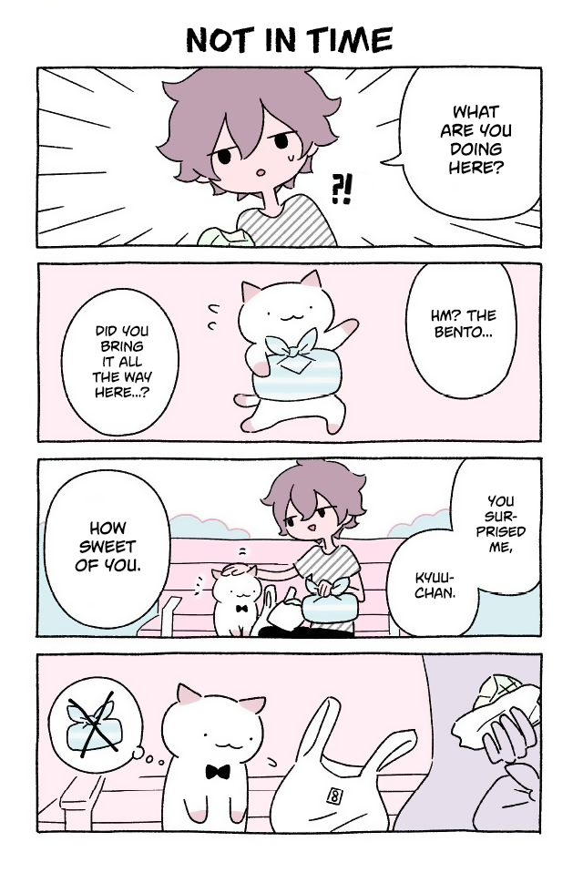 Fushigi Neko no Kyuu-chan Chapter 81 page 1 - Chapter 81: Not in Time