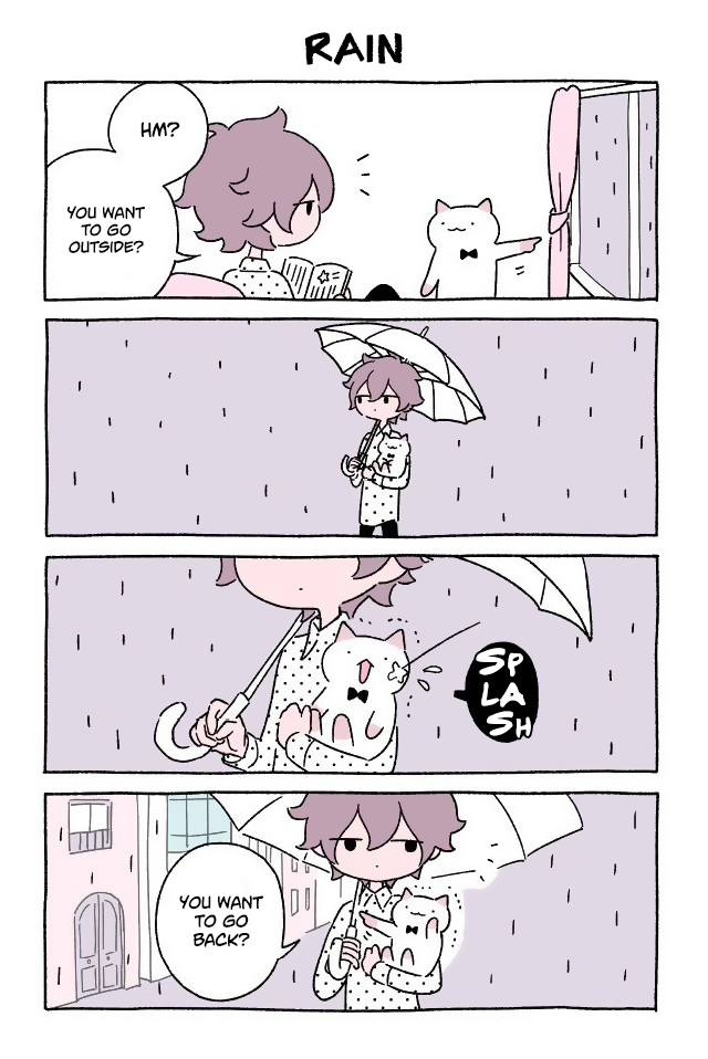 Fushigi Neko no Kyuu-chan Chapter 86 page 1 - Chapter 86: Rain