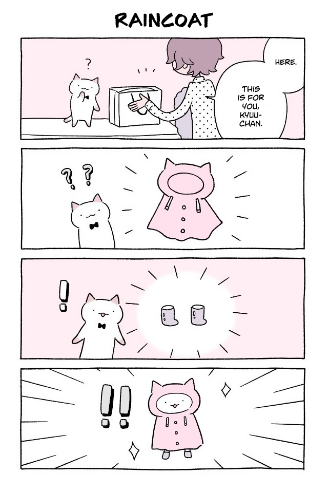 Fushigi Neko no Kyuu-chan Chapter 89 page 1 - Chapter 89: Raincoat