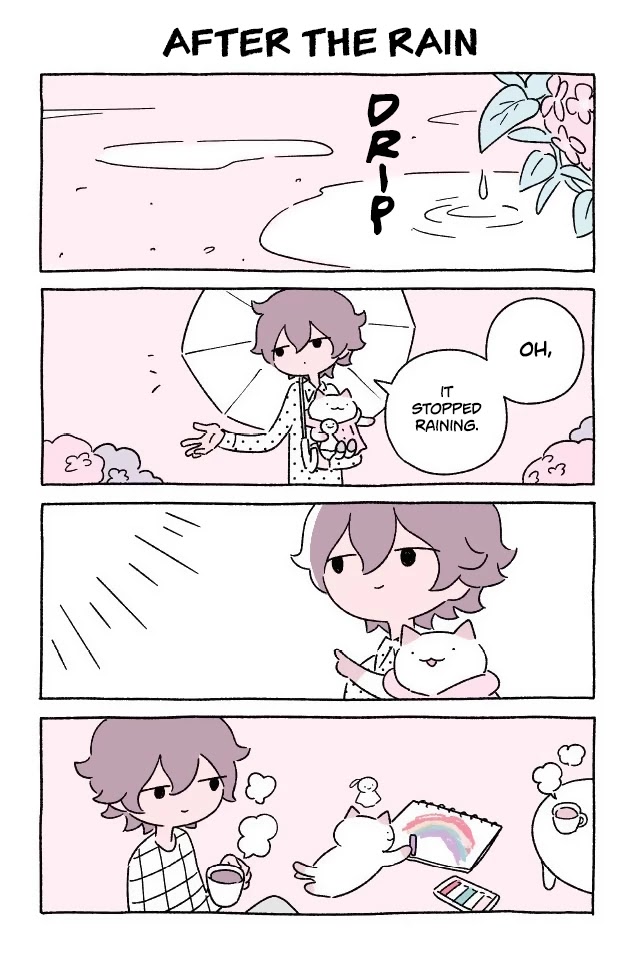 Fushigi Neko no Kyuu-chan Chapter 93 page 1 - Chapter 93: After the Rain
