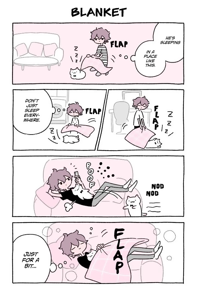 Fushigi Neko no Kyuu-chan Chapter 95 page 1 - Chapter 95: Blanket