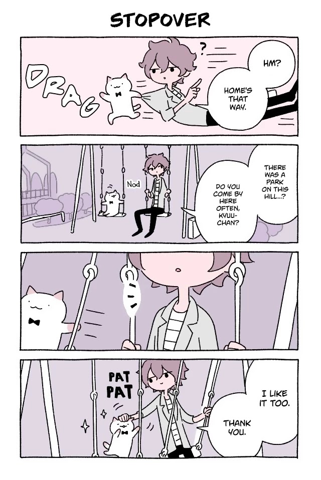 Fushigi Neko no Kyuu-chan Chapter 98 page 1 - Chapter 98: Stopover