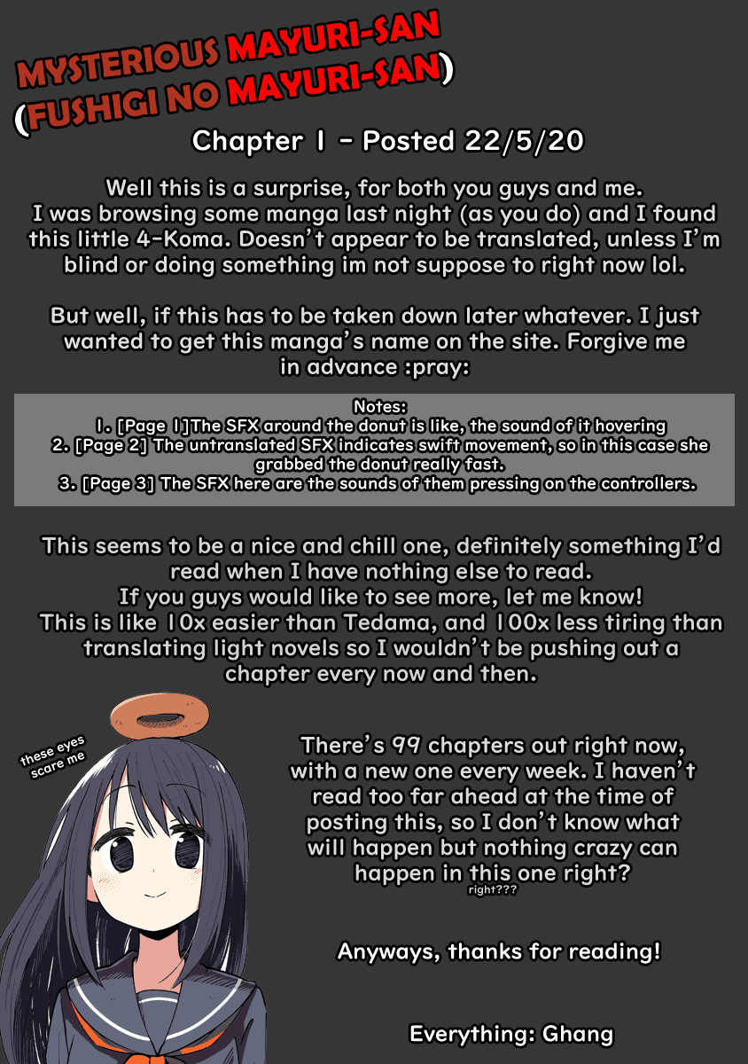 Fushigi no Mayuri-san Chapter 1 page 5 - Chapter 1: Mayuri-san