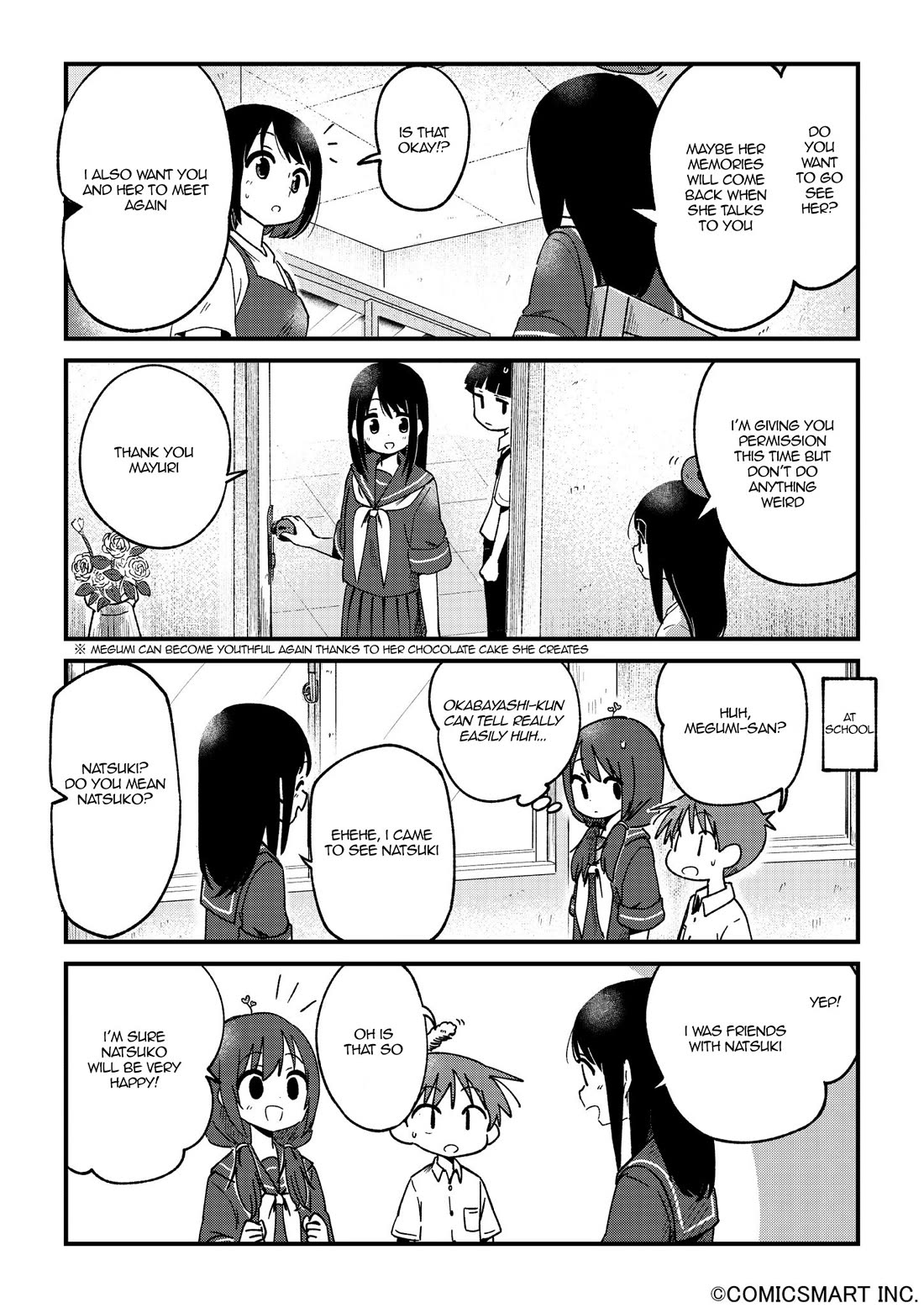 Fushigi no Mayuri-san Chapter 100 page 3 - Chapter 100: Megumi & Natsuko ~ Past Episode 5 ~