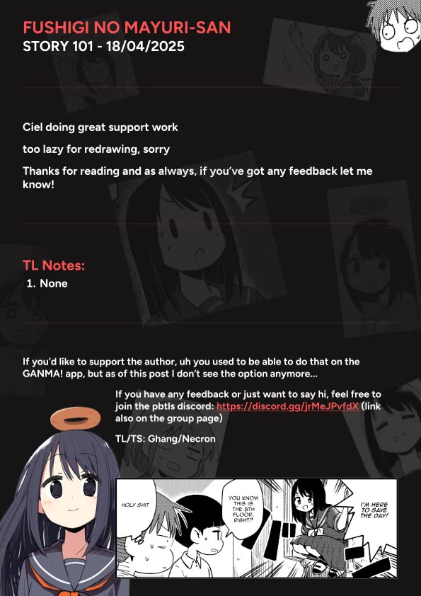 Fushigi no Mayuri-san Chapter 101 page 5 - Chapter 101: Megumi & Natsuko ~ Past Episode 6 ~