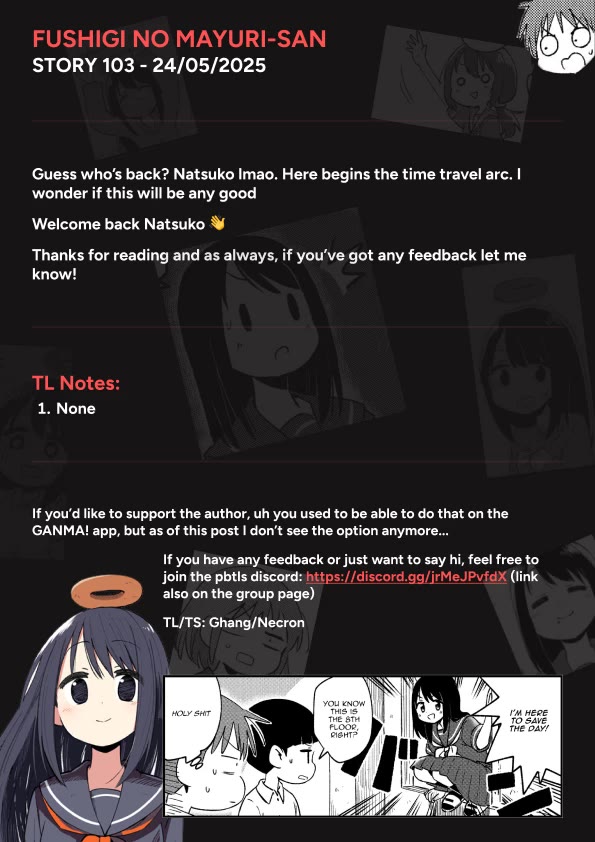Fushigi no Mayuri-san Chapter 103 page 5 - Chapter 103: Time Travelling Mayuri