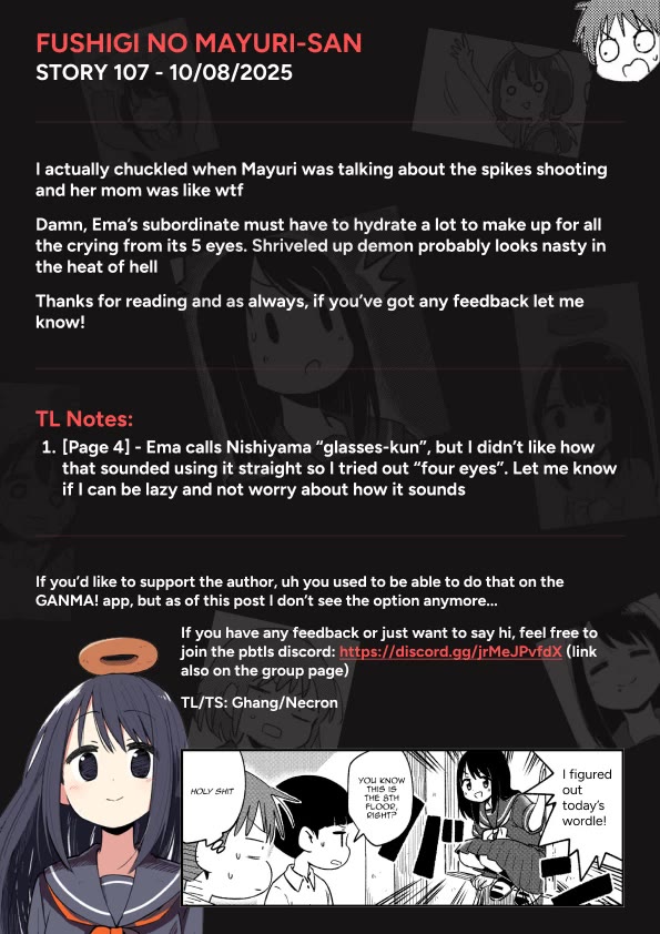 Fushigi no Mayuri-san Chapter 107 page 5 - Chapter 107: Time Travelling Mayuri 5