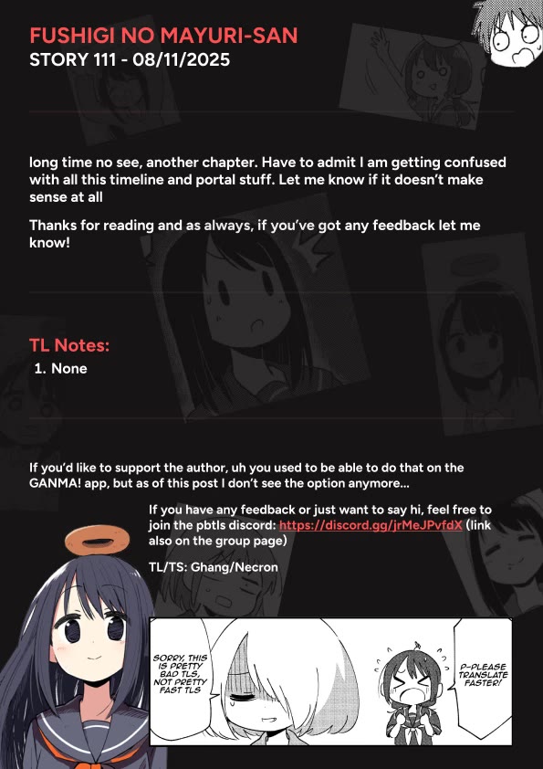 Fushigi no Mayuri-san Chapter 111 page 5 - Chapter 111: Time Travelling Mayuri 9