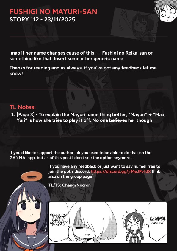 Fushigi no Mayuri-san Chapter 112 page 5 - Chapter 112: Time Travelling Mayuri 10