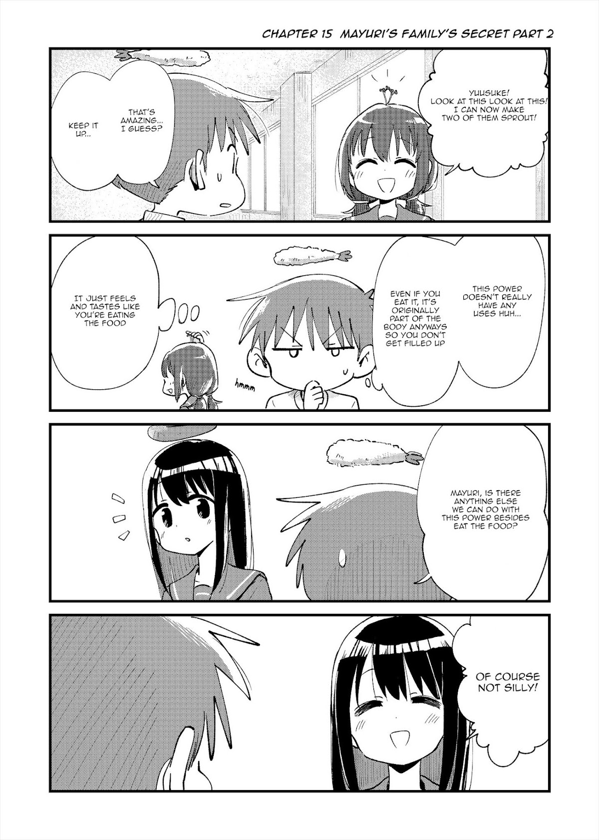 Fushigi no Mayuri-san Chapter 15 page 1 - Chapter 15: Mayuri's Family's Secret Part 2