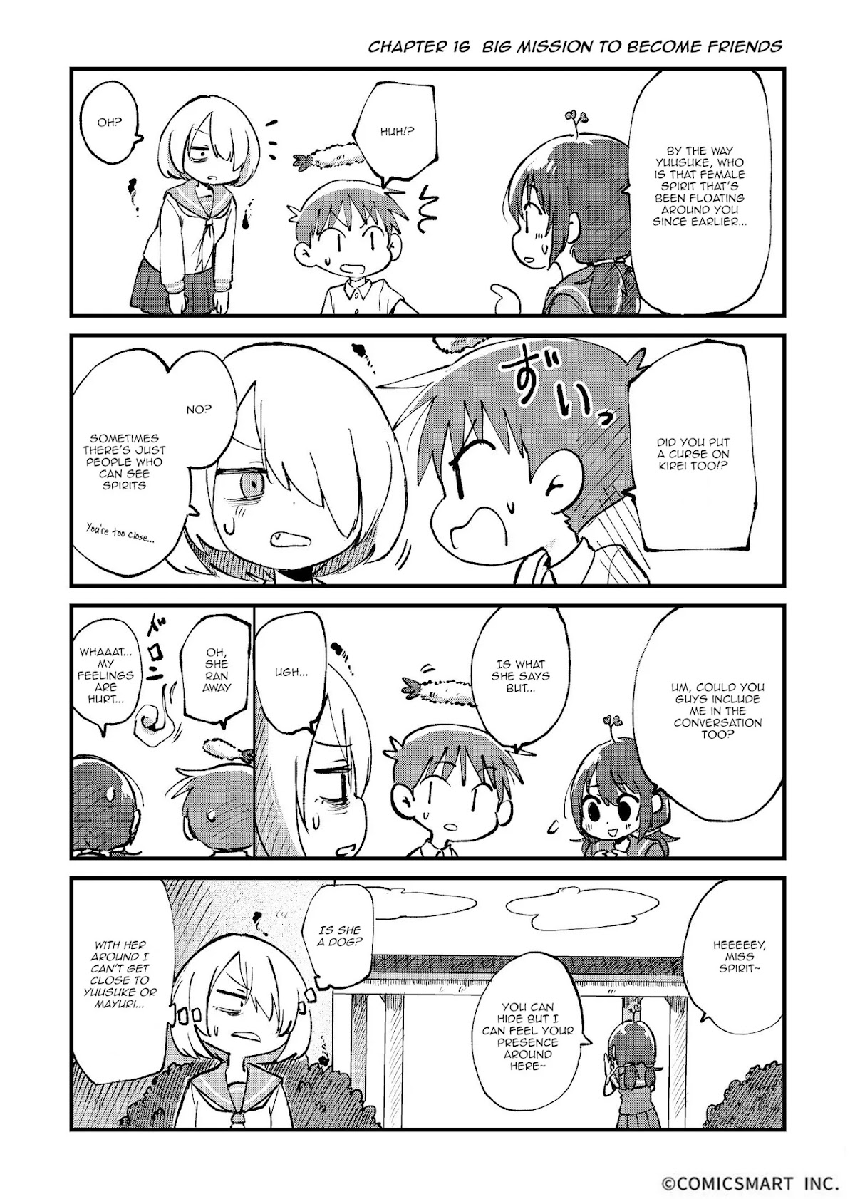 Fushigi no Mayuri-san Chapter 16 page 1 - Chapter 16: Big mission to become friends