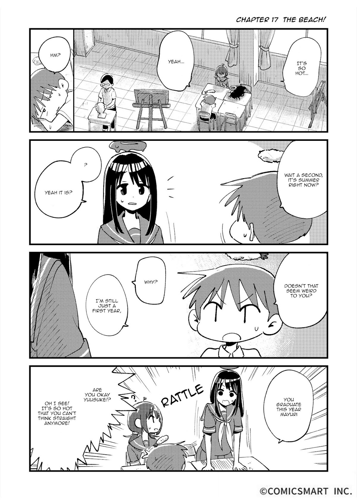 Fushigi no Mayuri-san Chapter 17 page 1 - Chapter 17: The Beach!