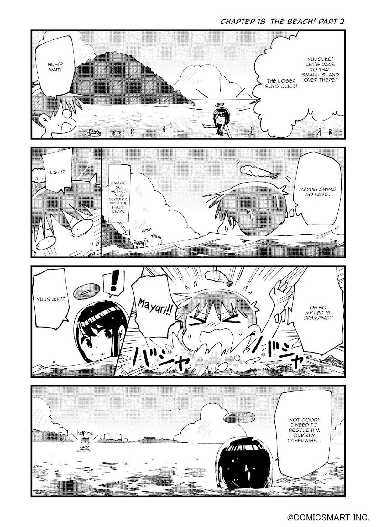 Fushigi no Mayuri-san Chapter 18 page 1 - Chapter 18: The Beach! Part 2