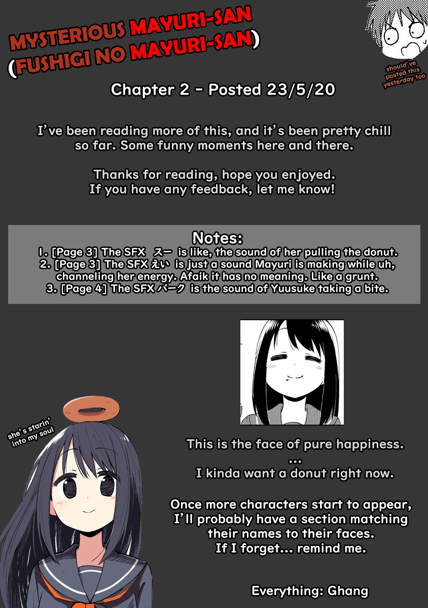 Fushigi no Mayuri-san Chapter 2 page 5 - Chapter 2: Donuts