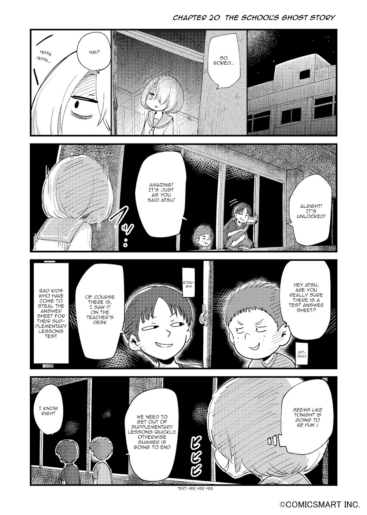 Fushigi no Mayuri-san Chapter 20 page 1 - Chapter 20: The school's ghost story