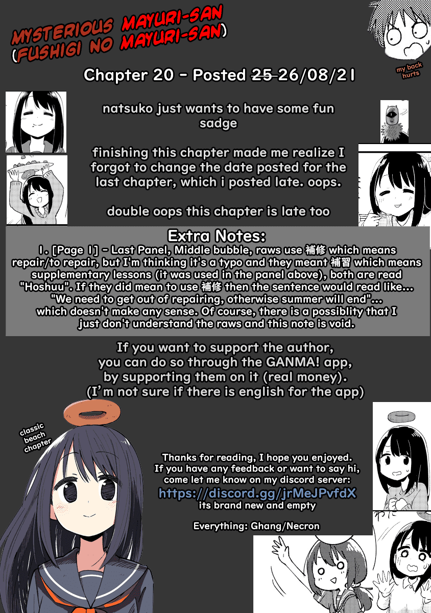 Fushigi no Mayuri-san Chapter 20 page 5 - Chapter 20: The school's ghost story