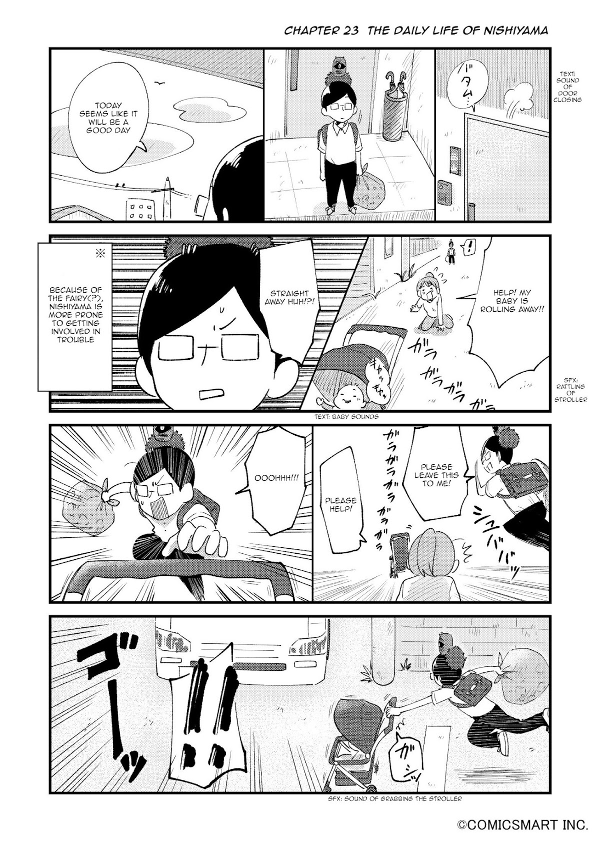 Fushigi no Mayuri-san Chapter 23 page 1 - Chapter 23: The Daily Life of Nishiyama