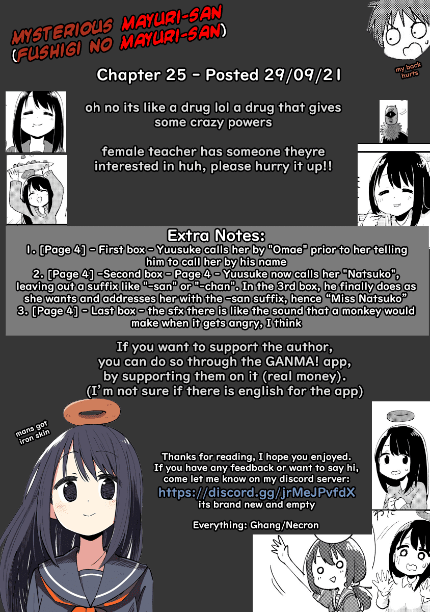 Fushigi no Mayuri-san Chapter 25 page 5 - Chapter 25: Overdue