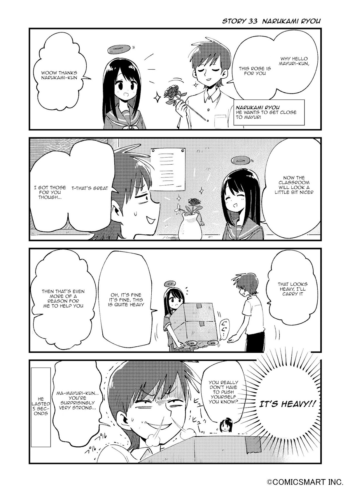 Fushigi no Mayuri-san Chapter 33 page 1 - Chapter 33: Narukami Ryou / Tachibana Seira / That Reminds Me / Rank