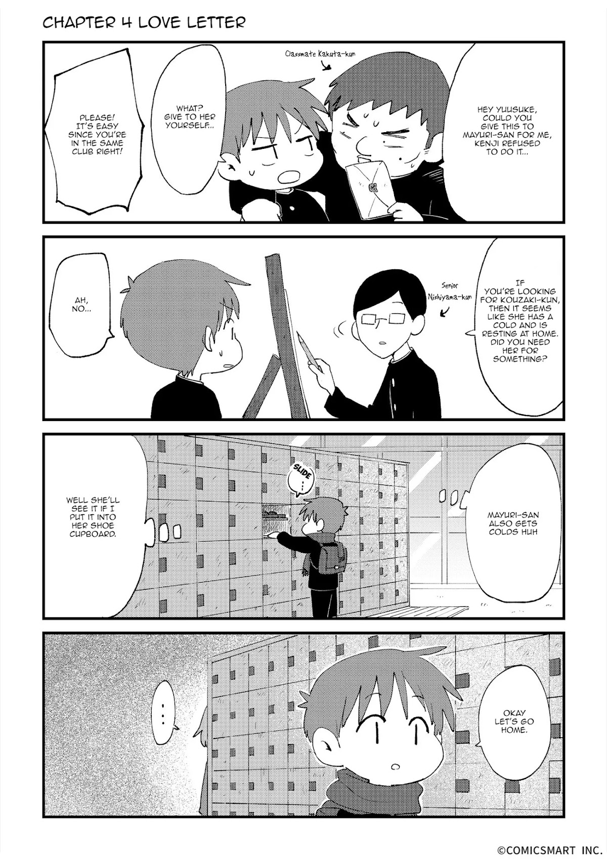 Fushigi no Mayuri-san Chapter 4 page 1 - Chapter 4: Love Letter