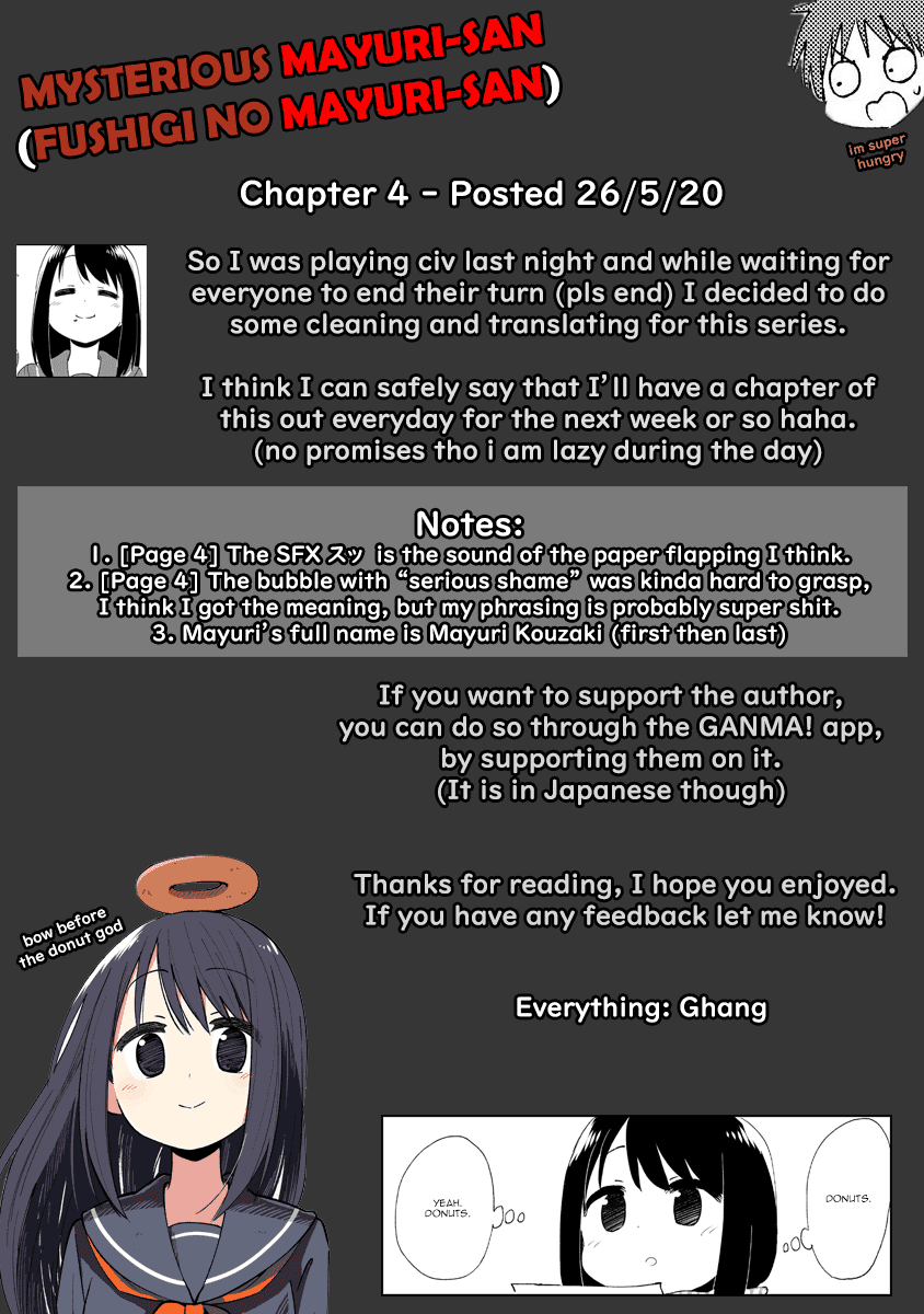 Fushigi no Mayuri-san Chapter 4 page 5 - Chapter 4: Love Letter