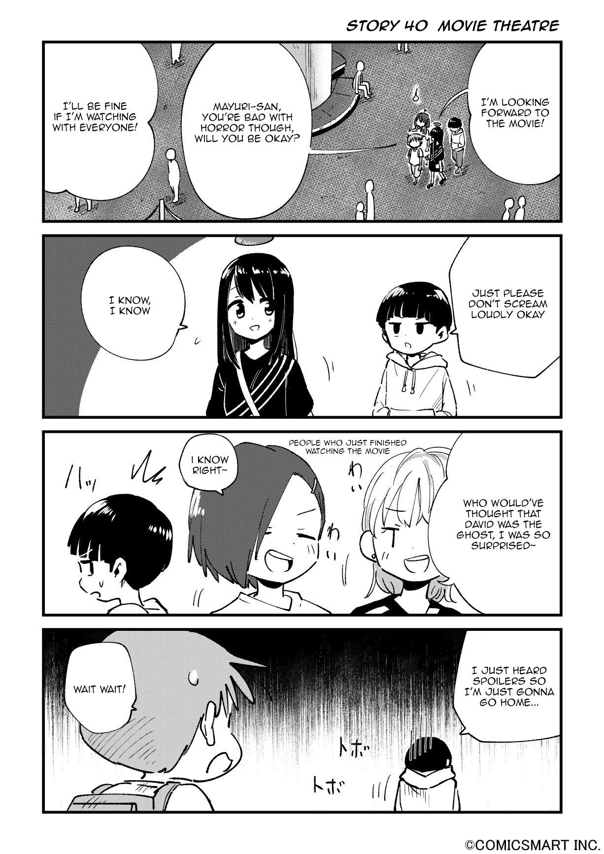 Fushigi no Mayuri-san Chapter 40 page 1 - Chapter 40: Movie Theatre