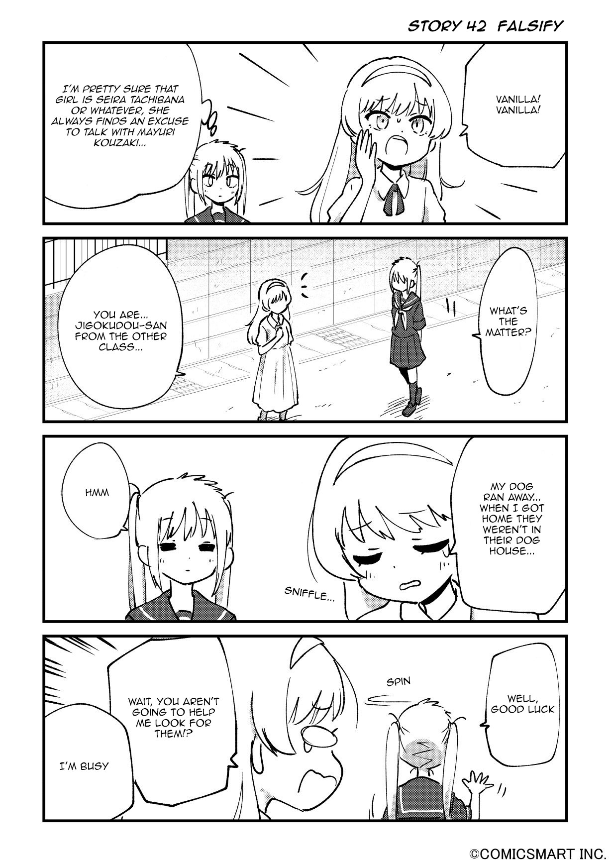 Fushigi no Mayuri-san Chapter 42 page 1 - Chapter 42: Falsify