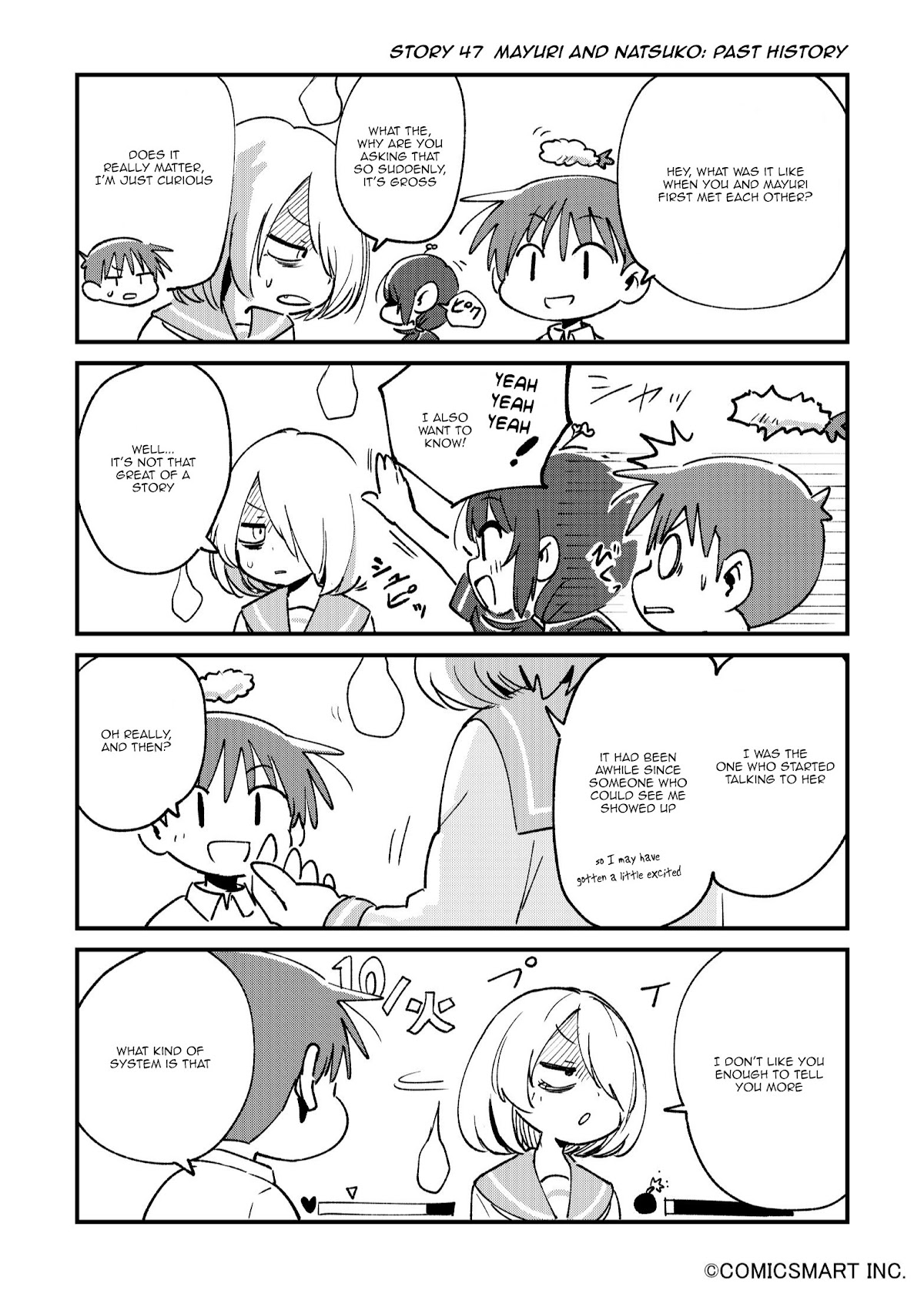 Fushigi no Mayuri-san Chapter 47 page 1 - Chapter 47: Mayuri and Natsuko: Past History