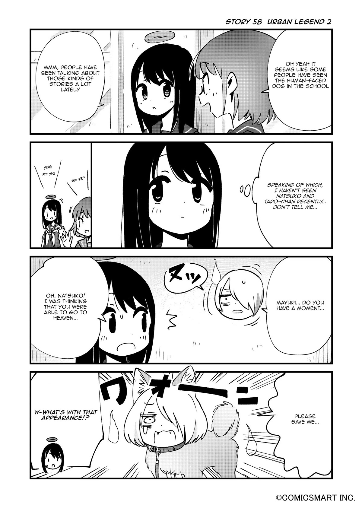 Fushigi no Mayuri-san Chapter 58 page 1 - Chapter 58: Urban Legend 2