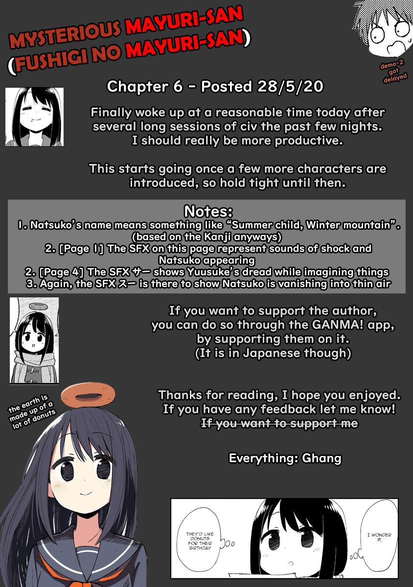 Fushigi no Mayuri-san Chapter 6 page 5 - Chapter 6: Curse