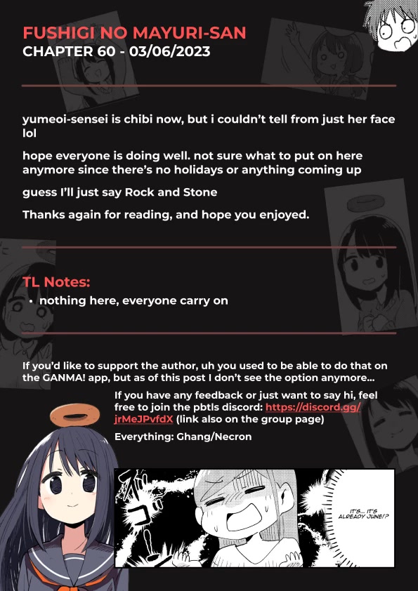 Fushigi no Mayuri-san Chapter 60 page 5 - Chapter 60: Unusual Changes