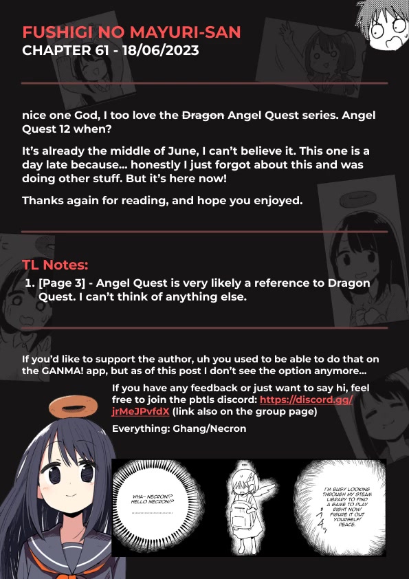 Fushigi no Mayuri-san Chapter 61 page 5 - Chapter 61: Reunion