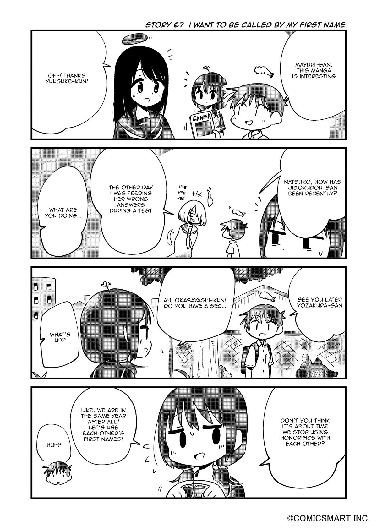 Fushigi no Mayuri-san Chapter 67 page 1 - Chapter 67: I want to be called by my first name
