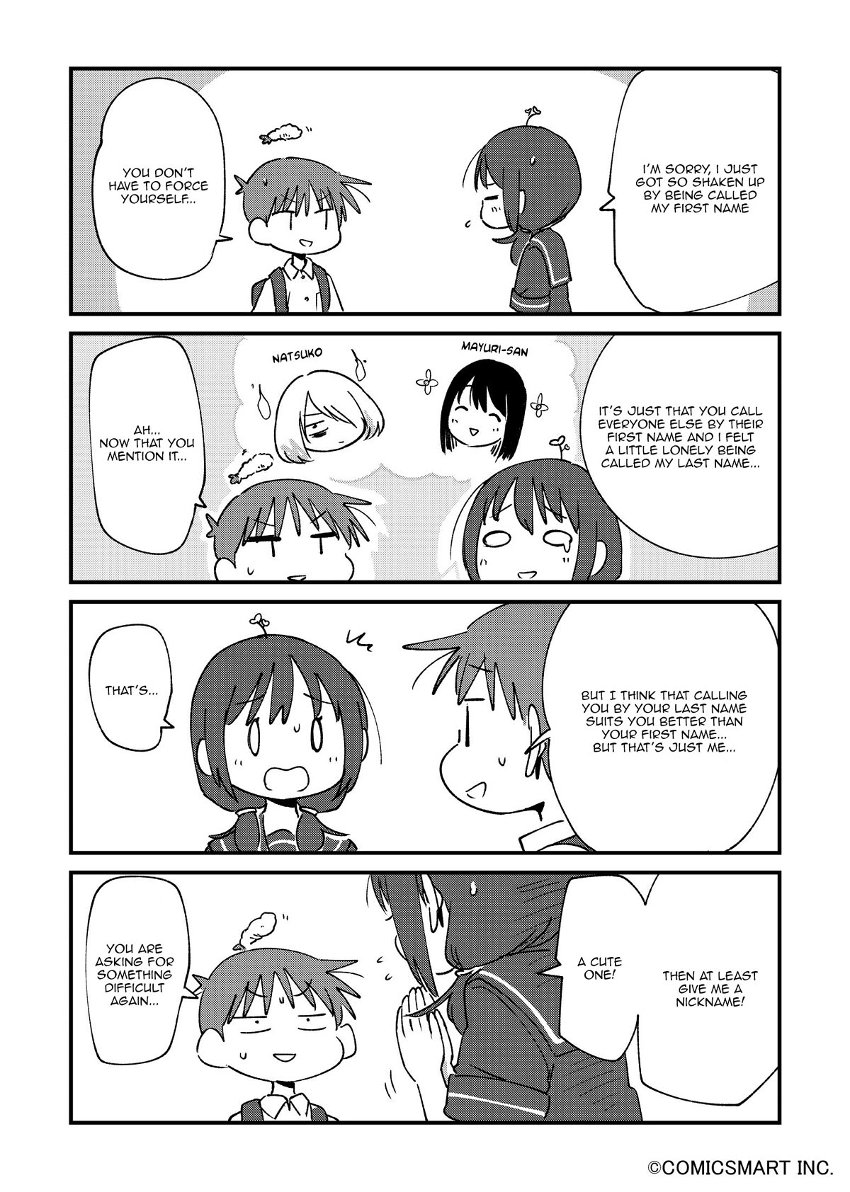 Fushigi no Mayuri-san Chapter 67 page 3 - Chapter 67: I want to be called by my first name
