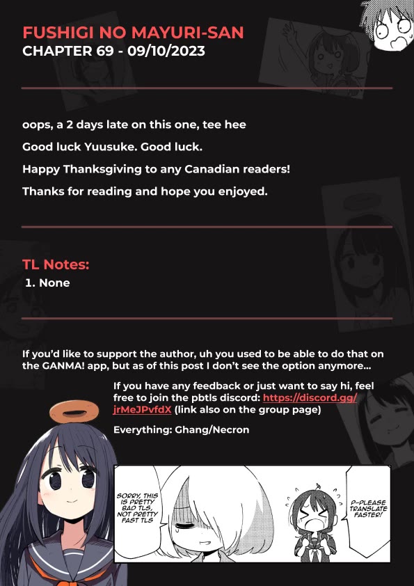 Fushigi no Mayuri-san Chapter 69 page 5 - Chapter 69: Dream