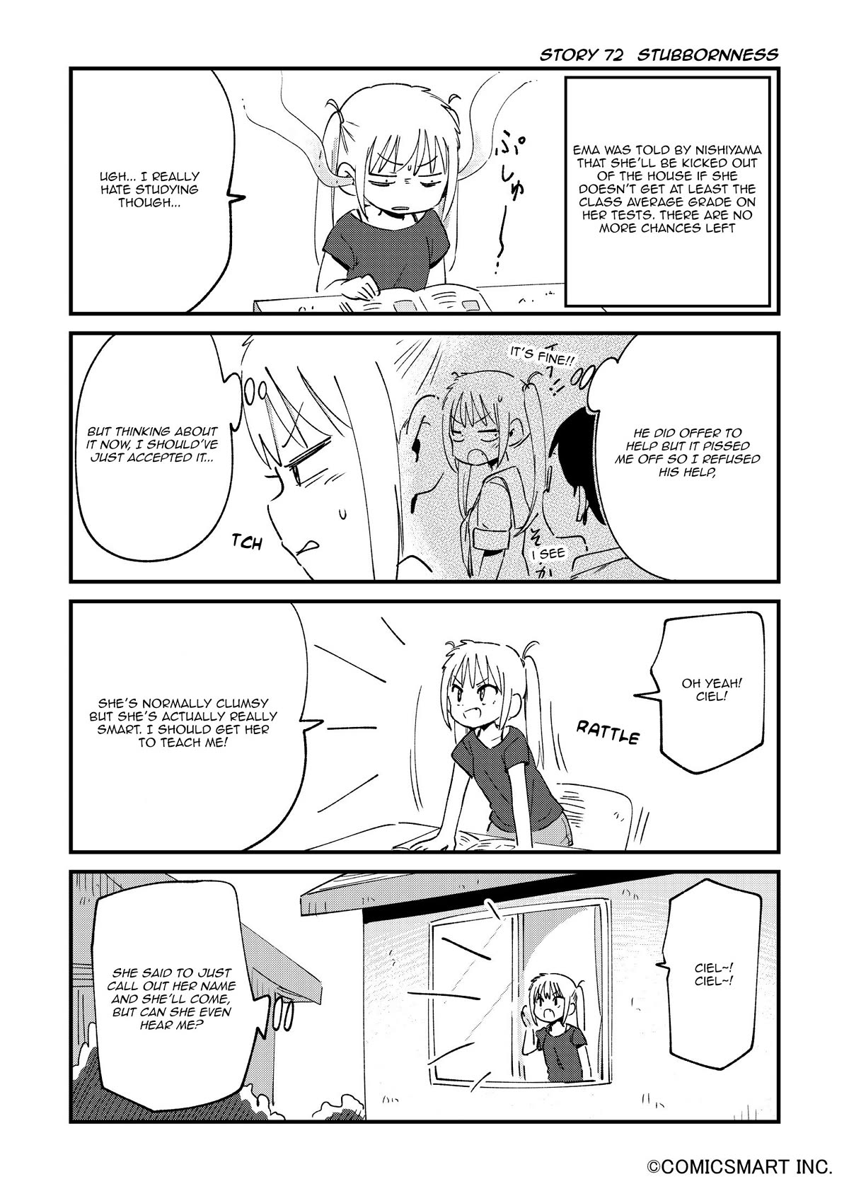 Fushigi no Mayuri-san Chapter 72 page 1 - Chapter 72: Stubbornness