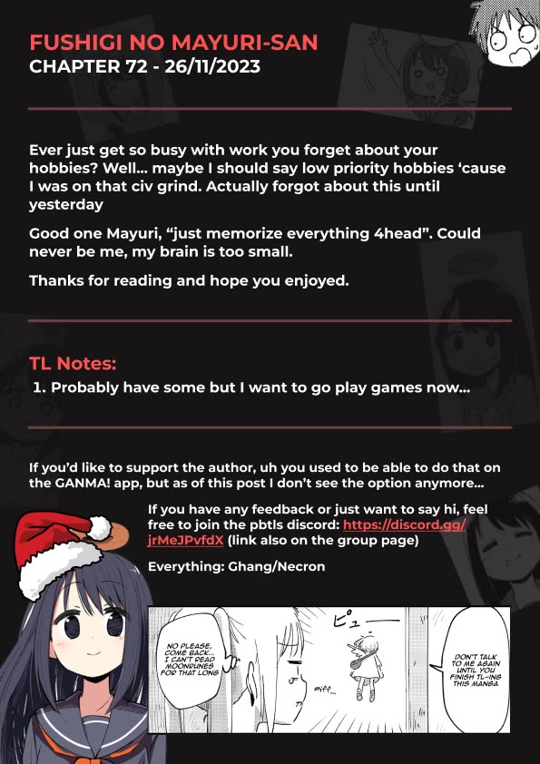 Fushigi no Mayuri-san Chapter 72 page 5 - Chapter 72: Stubbornness