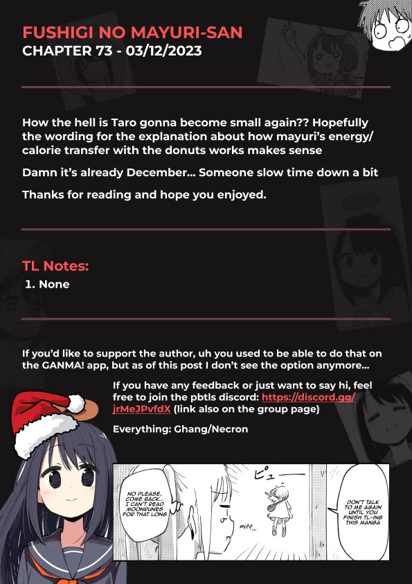 Fushigi no Mayuri-san Chapter 73 page 5 - Chapter 73: Over-eating