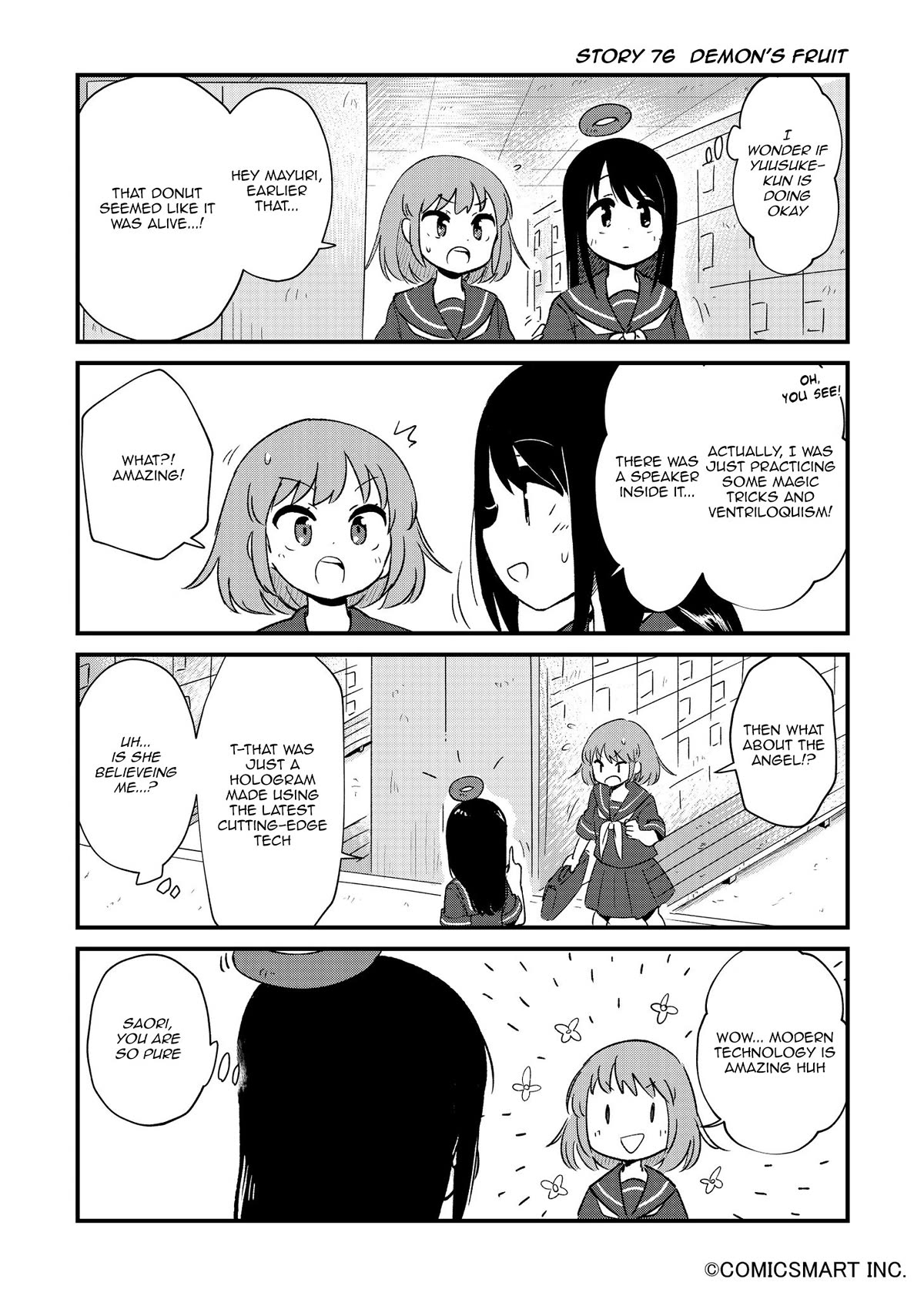 Fushigi no Mayuri-san Chapter 76 page 1 - Chapter 76: Demon's Fruit