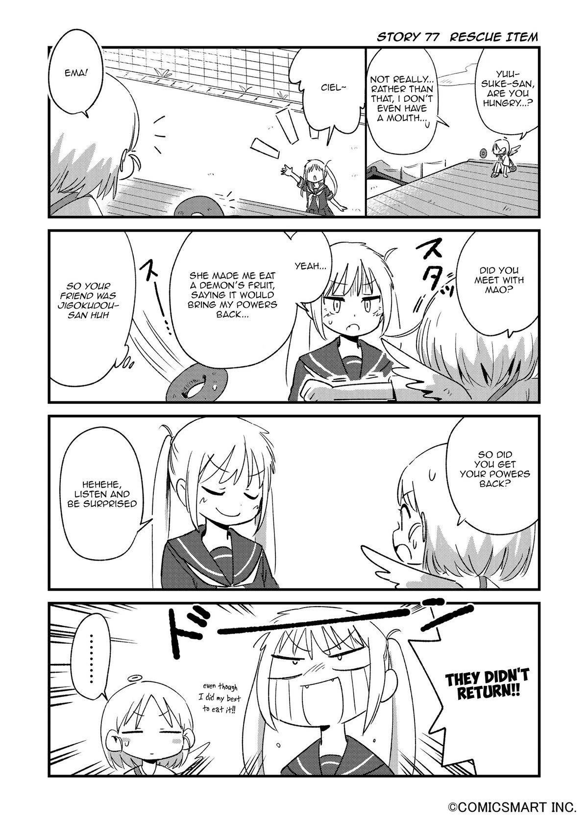Fushigi no Mayuri-san Chapter 77 page 1 - Chapter 77: Rescue Item