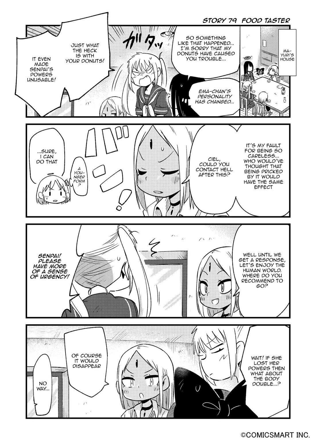 Fushigi no Mayuri-san Chapter 79 page 1 - Chapter 79: Food Taster