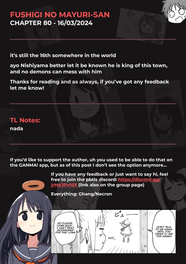 Fushigi no Mayuri-san Chapter 80 page 5 - Chapter 80: Restoration