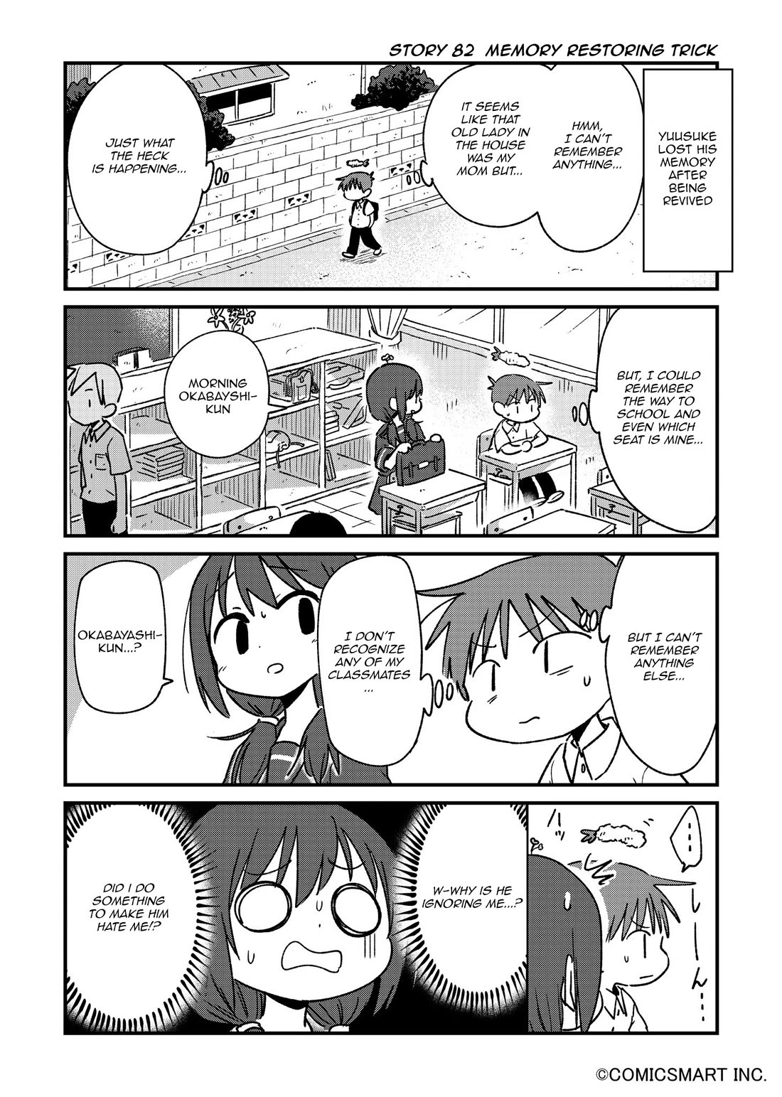 Fushigi no Mayuri-san Chapter 82 page 1 - Chapter 82: Memory Restoring Trick