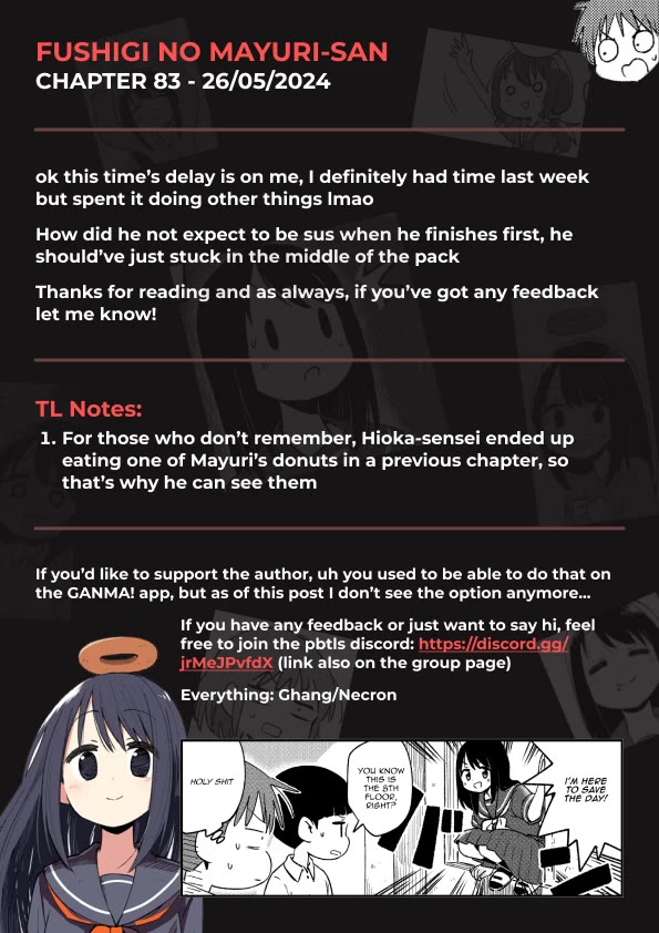 Fushigi no Mayuri-san Chapter 83 page 5 - Chapter 83: Doping