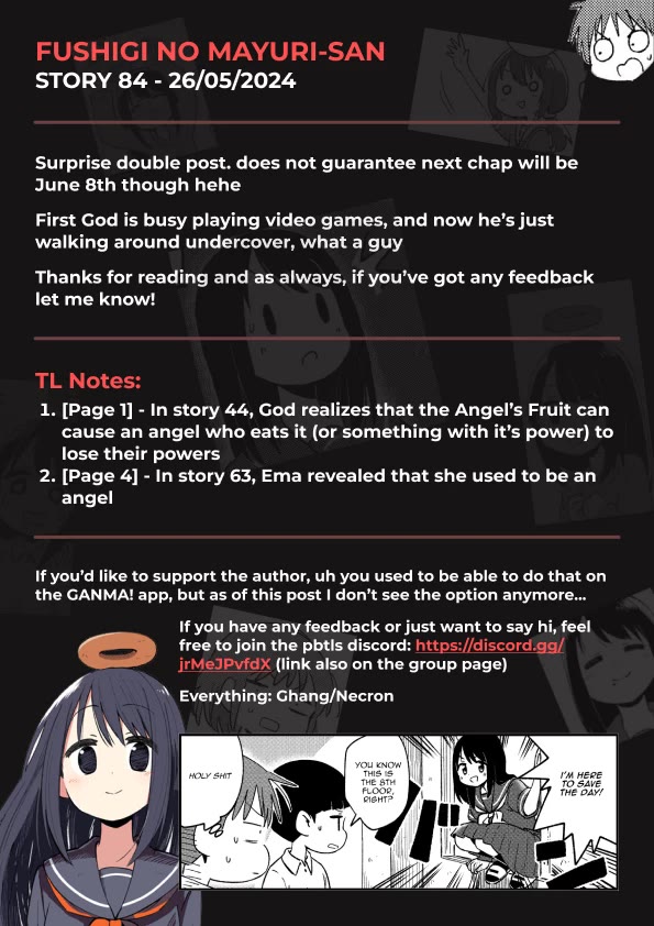 Fushigi no Mayuri-san Chapter 84 page 5 - Chapter 84: God Undercover