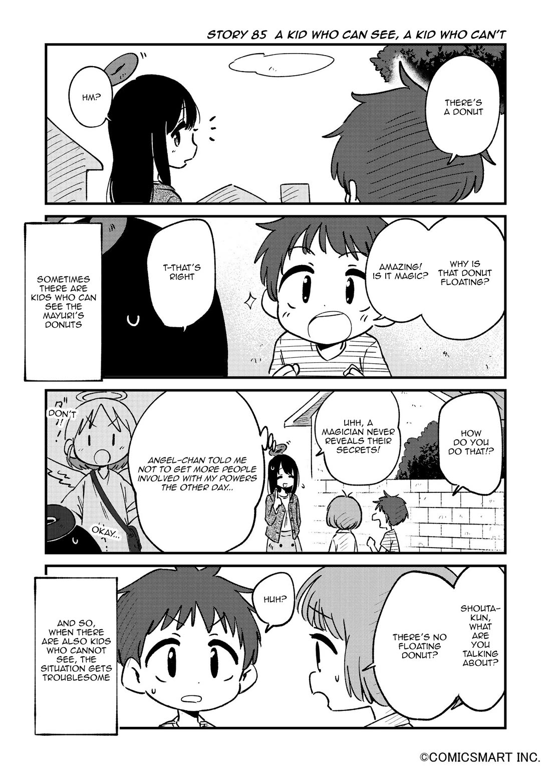 Fushigi no Mayuri-san Chapter 85 page 1 - Chapter 85: A kid who can see, a kid who can't