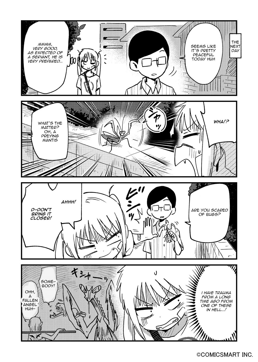 Fushigi no Mayuri-san Chapter 86 page 3 - Chapter 86: Preying Mantis