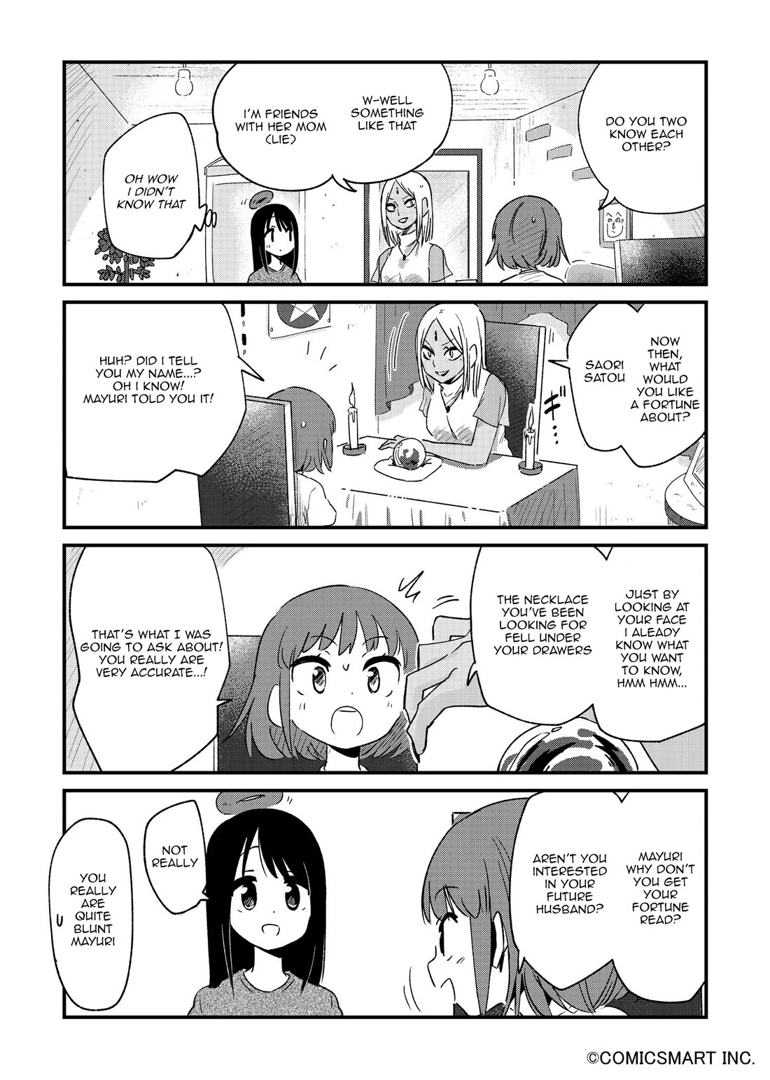 Fushigi no Mayuri-san Chapter 87 page 3 - Chapter 87: Fortune-telling