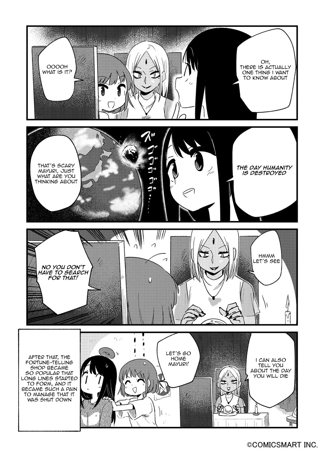 Fushigi no Mayuri-san Chapter 87 page 4 - Chapter 87: Fortune-telling
